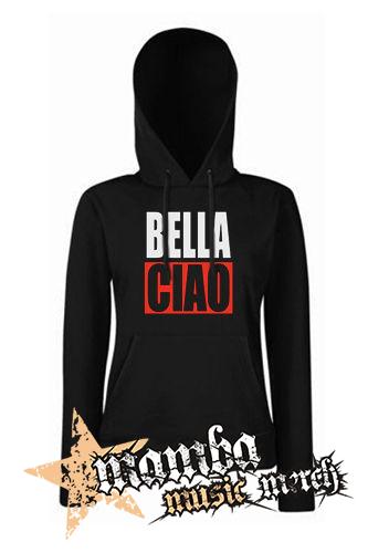 BELLA CIAO - čierna dámska mikina