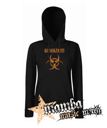 BIOHAZARD - Logo Orange - čierna dámska mikina