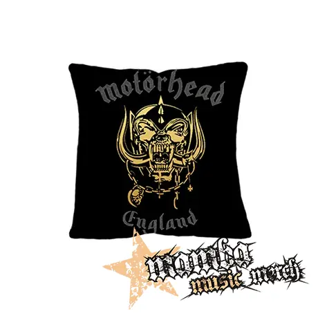 MOTORHEAD - Silver Gold England - vankúš