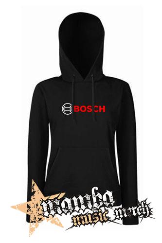 BOSCH - Logo - čierna dámska mikina