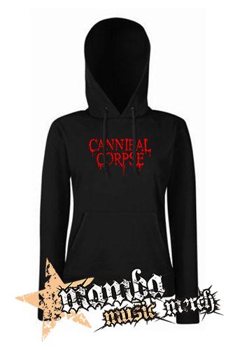CANNIBAL CORPSE - Red Logo - čierna dámska mikina