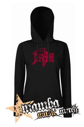 DEATH - Logo - čierna dámska mikina