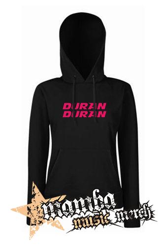 DURAN DURAN - Pink Logo - čierna dámska mikina