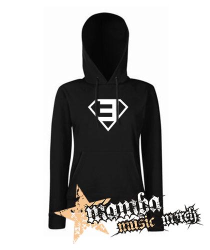 EMINEM - Superman Symbol - čierna dámska mikina