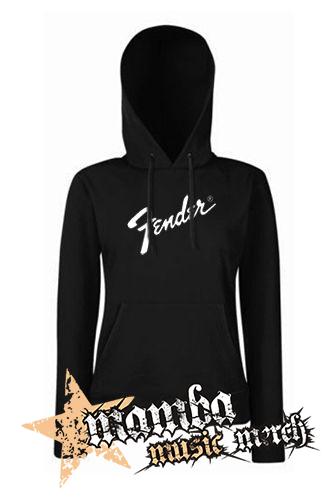 FENDER - Logo - čierna dámska mikina
