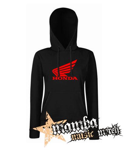HONDA - Red Logo - čierna dámska mikina