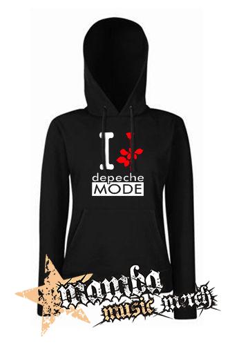 I LOVE DEPECHE MODE - čierna dámska mikina
