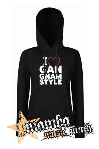 I LOVE GANGNAM STYLE - čierna dámska mikina
