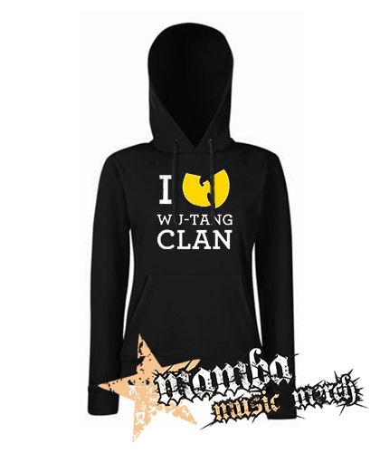 I LOVE WU TANG - čierna dámska mikina