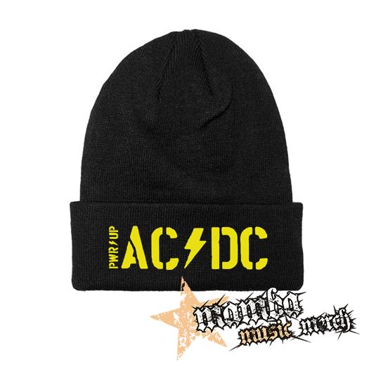 AC/DC - Power Up Logo Big Yellow - zimná čiapka 