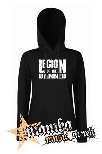 LEGION OF THE DAMNED - Logo - čierna dámska mikina
