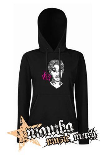 LIL PEEP - Sus Boy Portrait - čierna dámska mikina