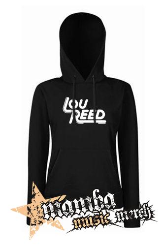 LOU REED - Logo - čierna dámska mikina