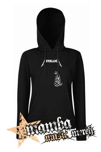 METALLICA - Snake - čierna dámska mikina