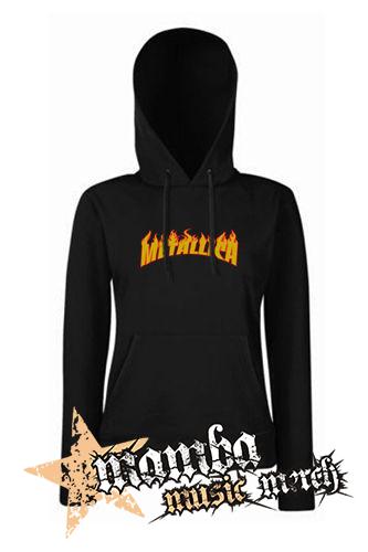 METALLICA - Thrasher Logo Flame - čierna dámska mikina
