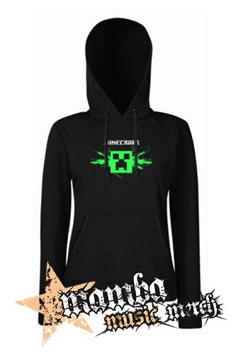 MINECRAFT - Gun - čierna dámska mikina