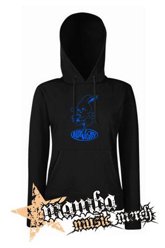 NEWJEANS - Logo & Bunny - čierna dámska mikina