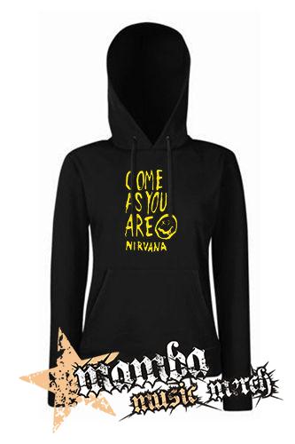NIRVANA - Come As You Are - čierna dámska mikina