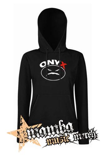 ONYX - Logo - čierna dámska mikina