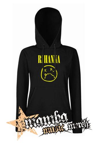 RIHANNA - čierna dámska mikina