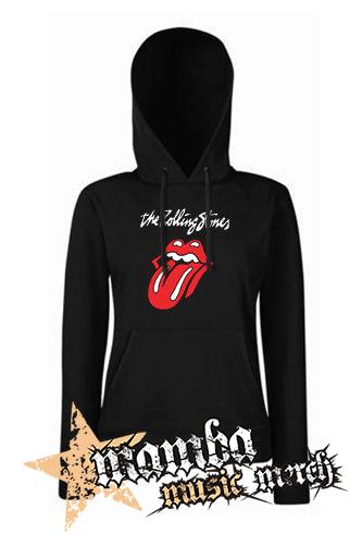 ROLLING STONES - Tongue - čierna dámska mikina