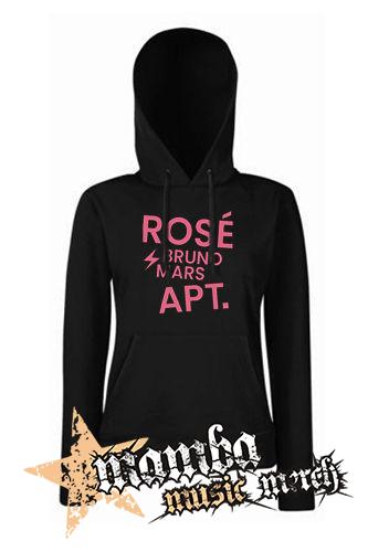 ROSÉ & BRUNO MARS - APT - Pink - čierna dámska mikina
