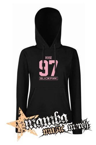 ROSÉ 97 - BLACKPINK - Pink Number Years - čierna dámska mikina
