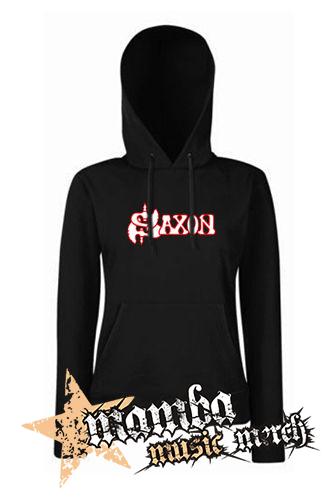 SAXON - Logo - čierna dámska mikina