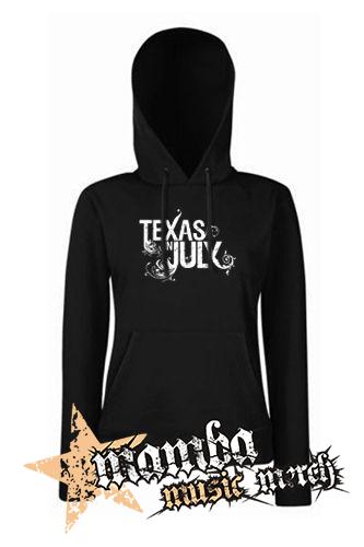 TEXAS IN JULY - Logo - čierna dámska mikina