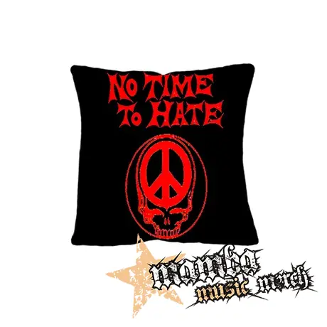 NO TIME TO HATE + PEACE SKULL - vankúš