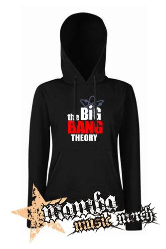 THE BIG BANG THEORY - Teoria Veľkeho Tresku - Logo - čierna dámska mikina