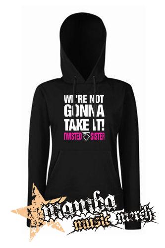 TWISTED SISTER - Were Not Gonna Take It - čierna dámska mikina
