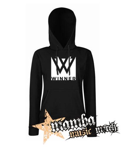 WINNER - Logo K-Pop Band Motive 2 - čierna dámska mikina
