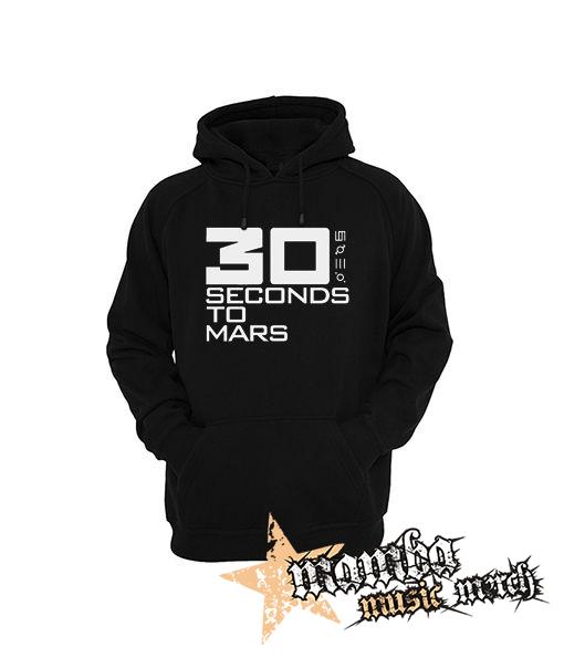 30 SECONDS TO MARS - Big Logo - čierna pánska mikina