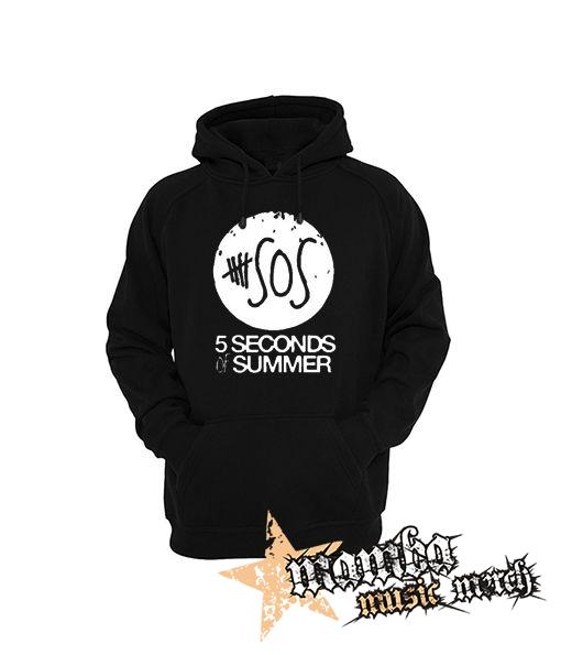 5 SECONDS OF SUMMER - Sign - čierna pánska mikina