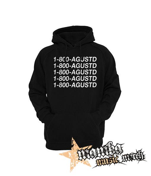 AGUST D - 1-800-AGUST D - čierna pánska mikina