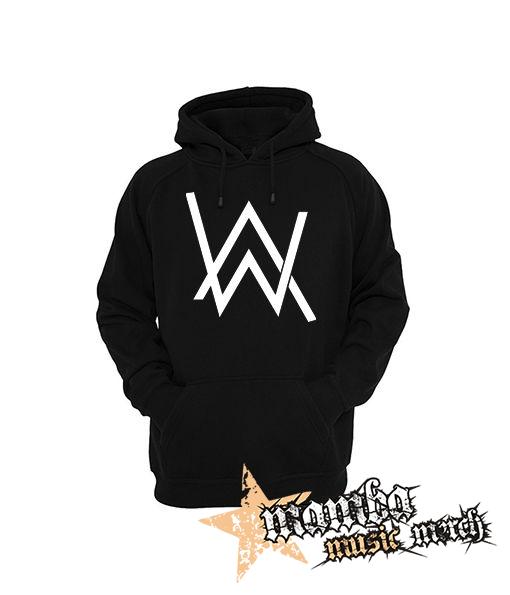 ALAN WALKER - Logo - čierna pánska mikina