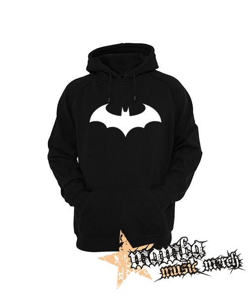 BATMAN - Modern Logo - čierna pánska mikina
