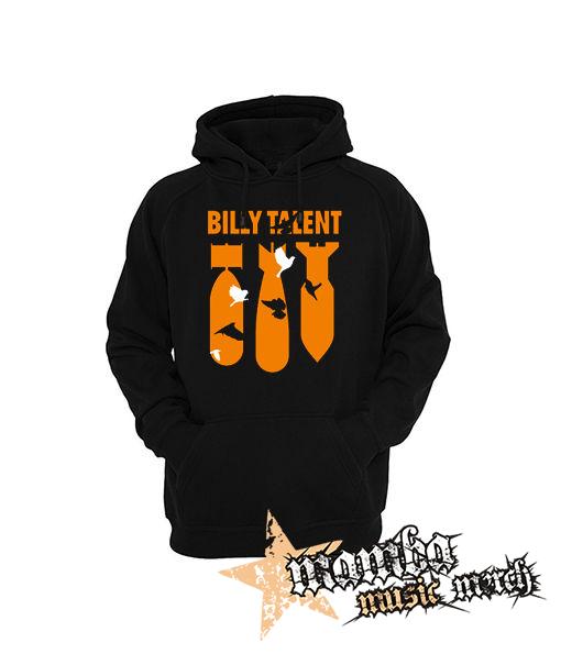 BILLY TALENT - Bombs Orange - čierna pánska mikina