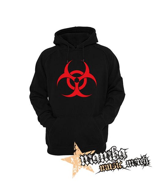 BIOHAZARD - Red Sign - čierna pánska mikina