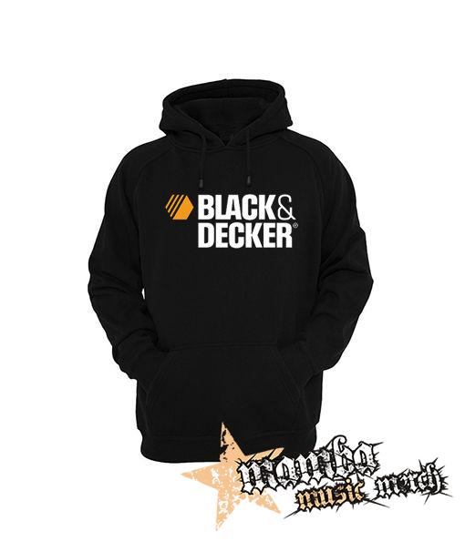 BLACK & DECKER - Logo - čierna pánska mikina