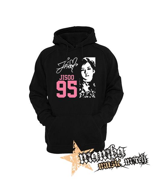 BLACKPINK - Jisoo 95 Signature Portrait - čierna pánska mikina