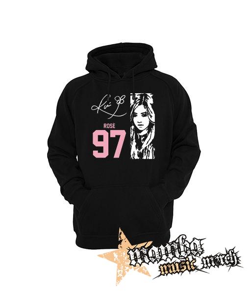 BLACKPINK - Rosé 97 Signature Portrait - čierna pánska mikina