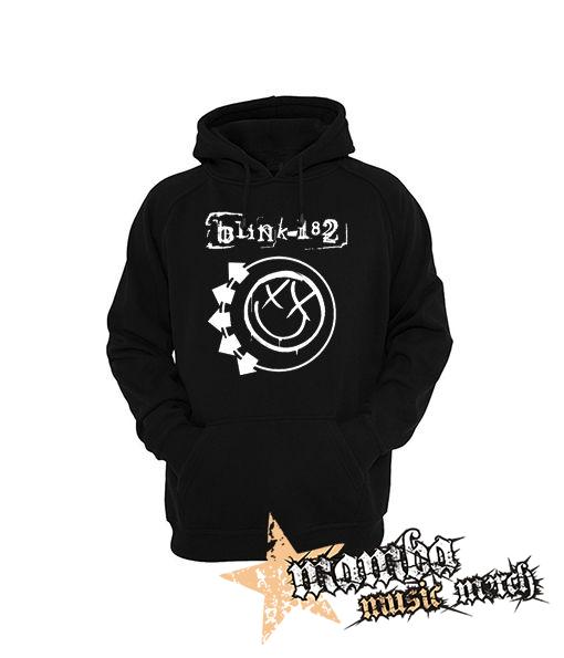 BLINK 182 - Logo & Smile - čierna pánska mikina
