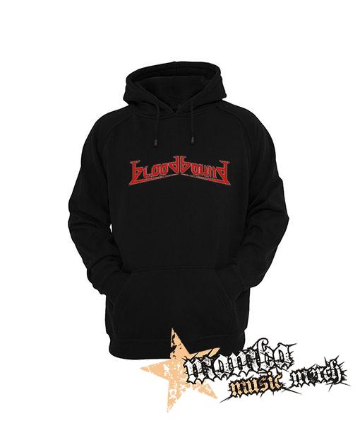 BLOODBOUND - Logo Band - čierna pánska mikina