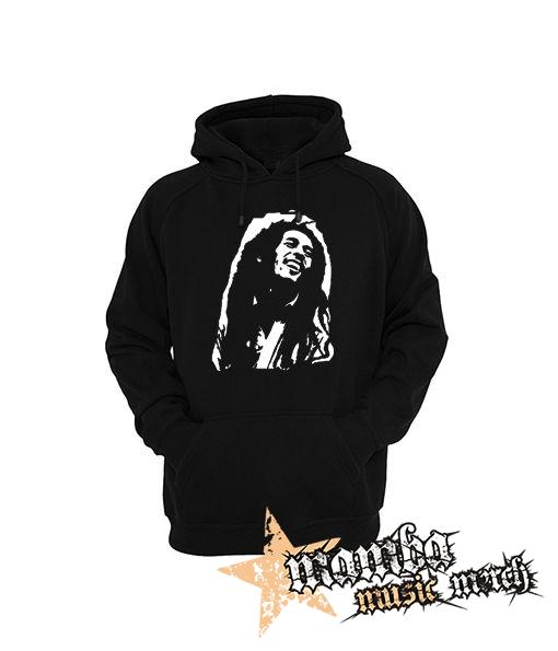BOB MARLEY - Portrait - čierna pánska mikina