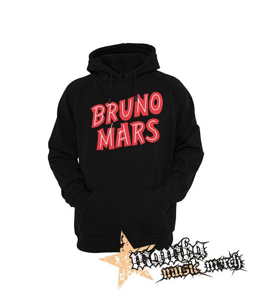 BRUNO MARS - Logo - čierna pánska mikina