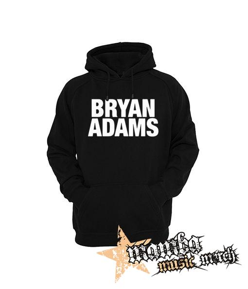 BRYAN ADAMS - Logo - čierna pánska mikina
