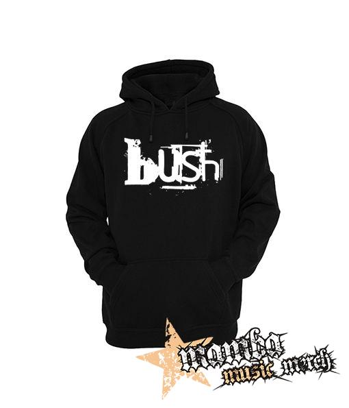 BUSH - Logo - čierna pánska mikina