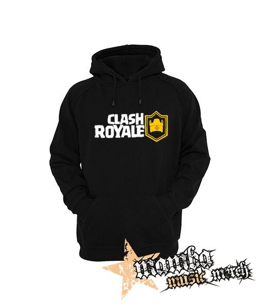 CLASH ROYALE - Logo - čierna pánska mikina